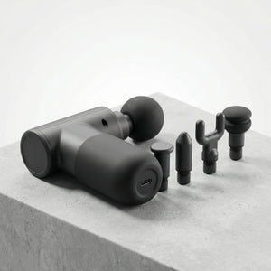 Mini pistolet de massage à percussion portable avec 5 embouts interchangeables — Serenys