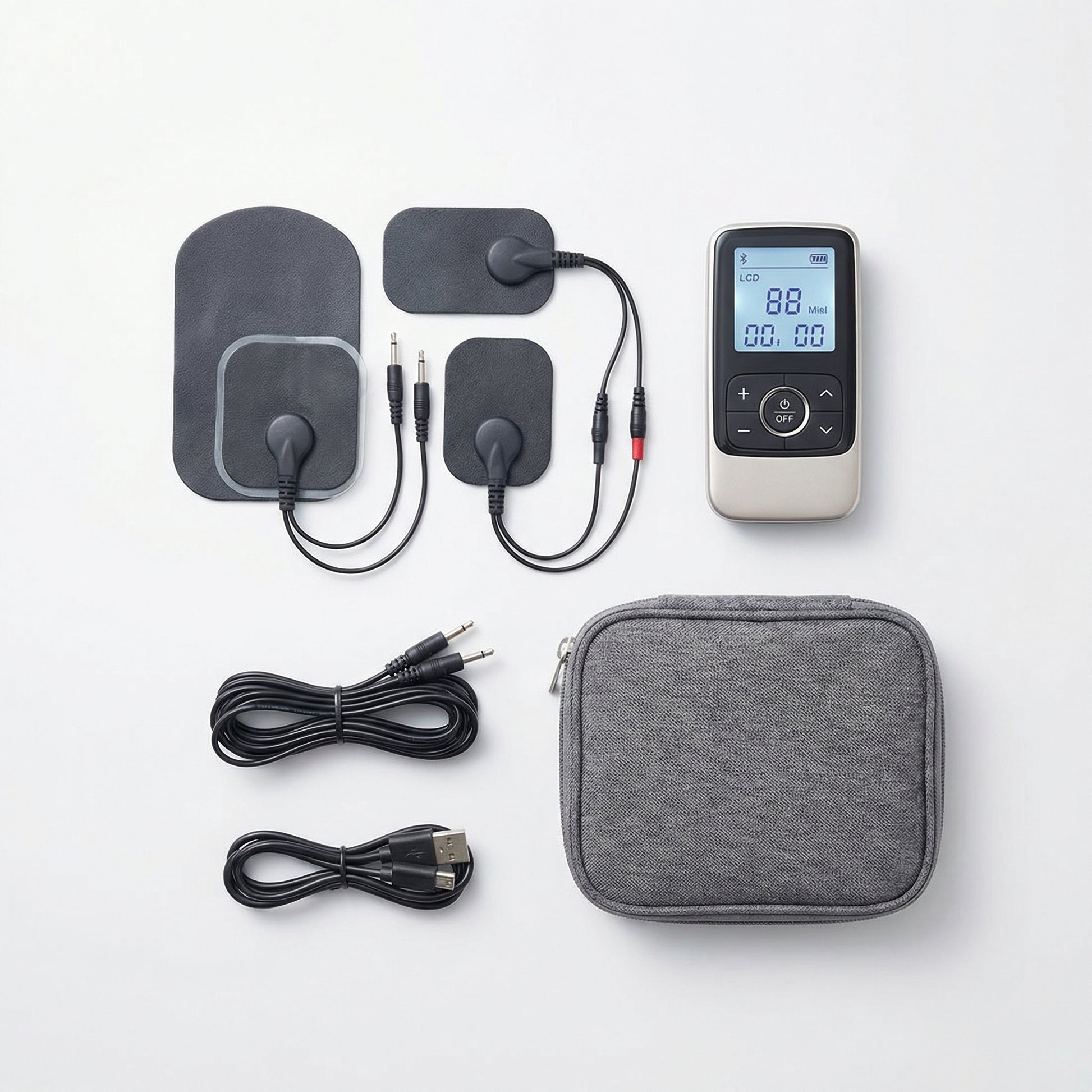 Appareil TENS Serenys — contenu du kit complet