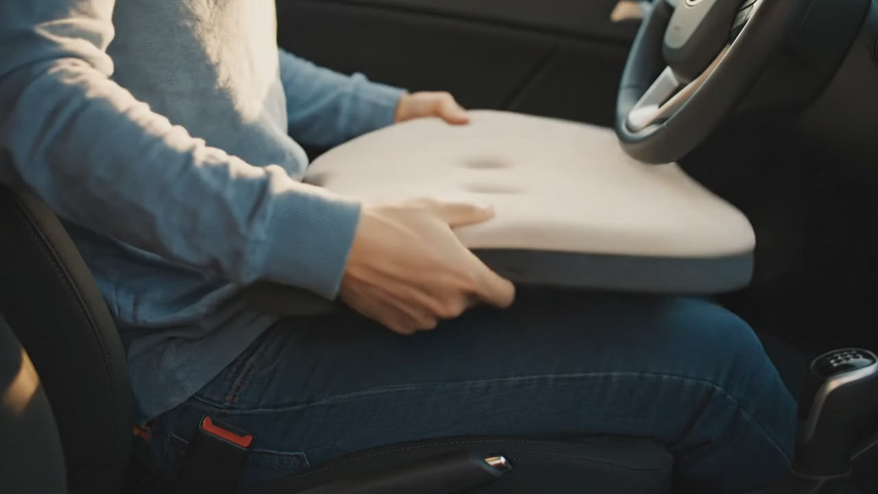 Vidéo Coussin d'Assise Voiture Anti-Glisse